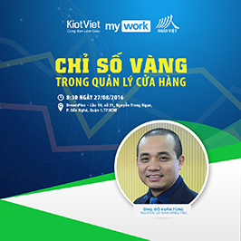 Workshop: CHỈ SỐ VÀNG trong QUẢN LÝ CỬA HÀNG